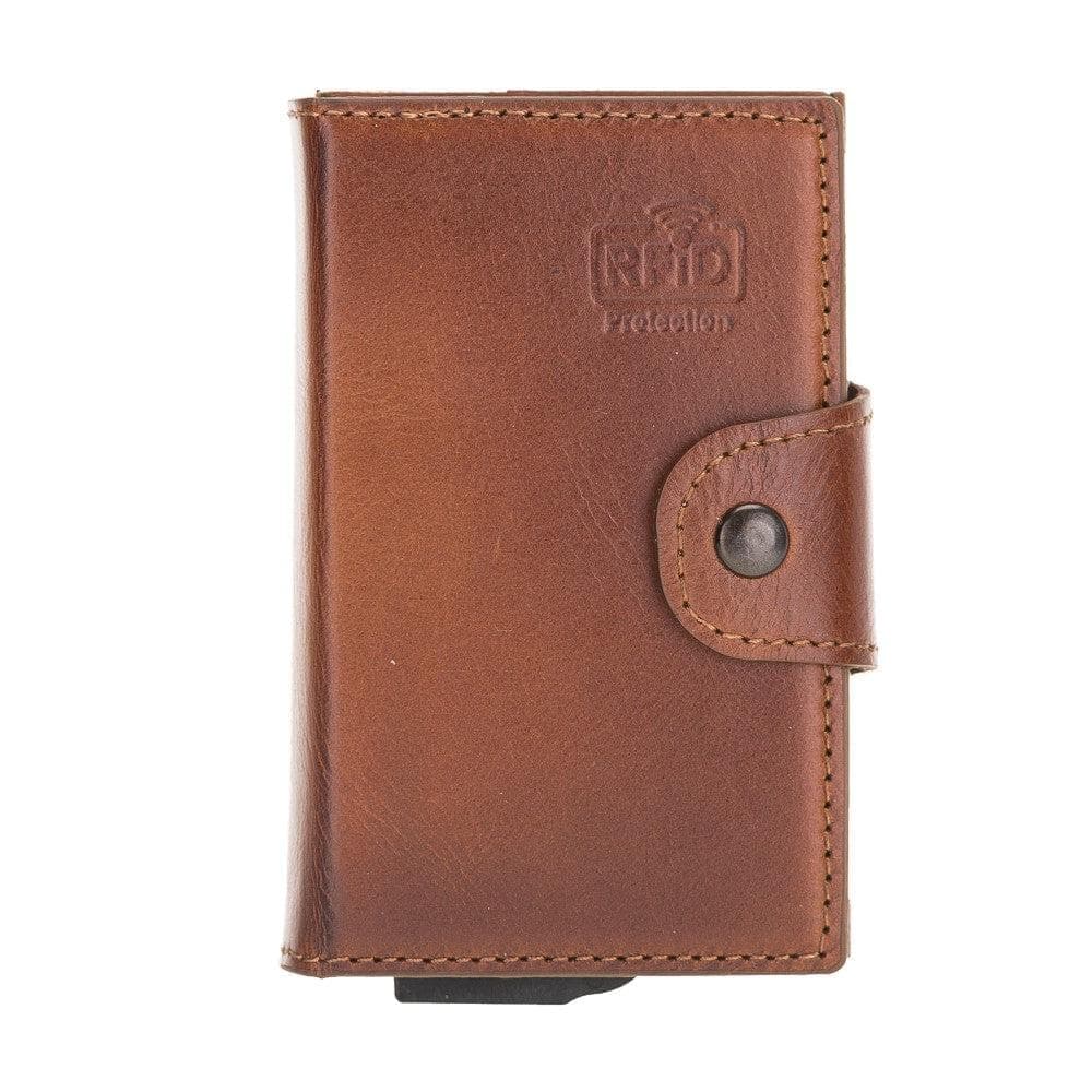 Mondello Genuine Leather Pop-Up Card Holder Bouletta