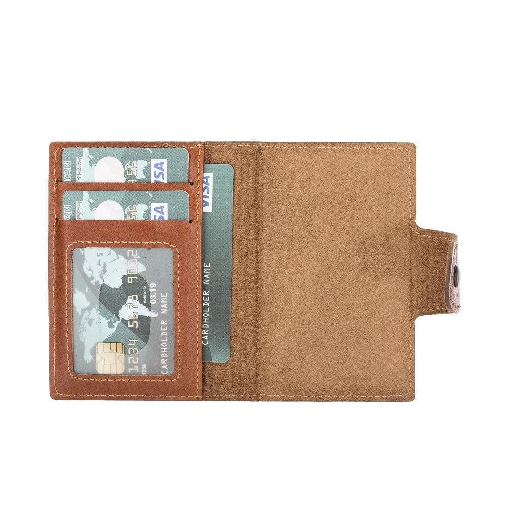 Mondello Genuine Leather Pop-Up Card Holder Bouletta