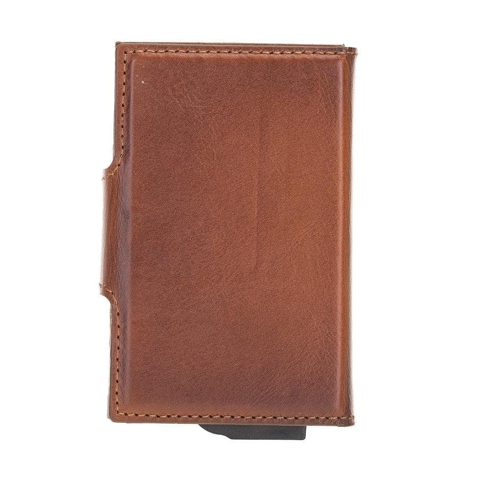 Mondello Genuine Leather Pop-Up Card Holder Bouletta