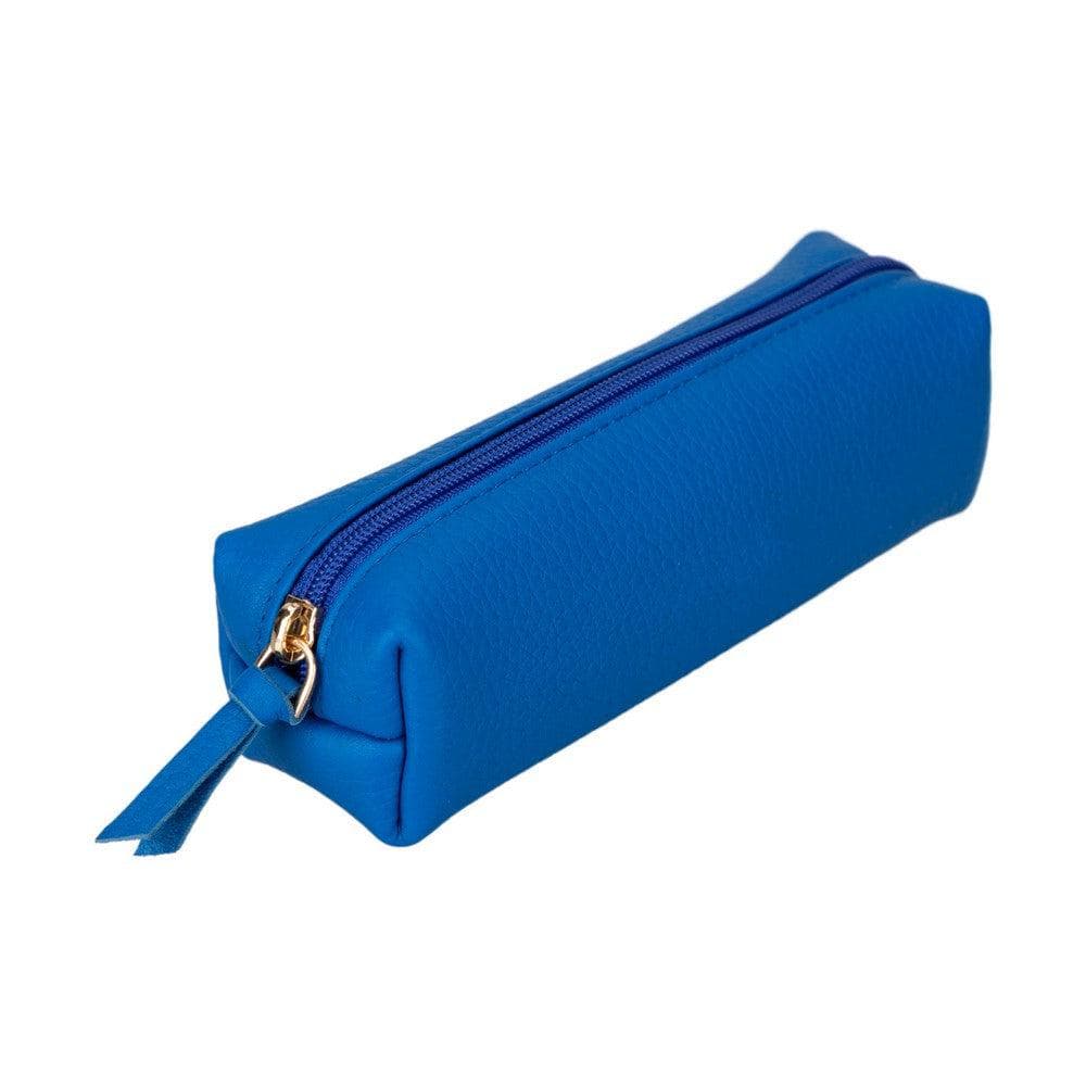 Multibox Leather Pencil Case Azure Bouletta