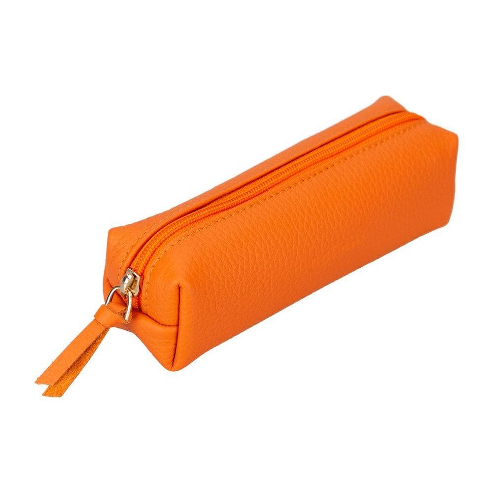 Multibox Leather Pencil Case Sandy Orange Bouletta