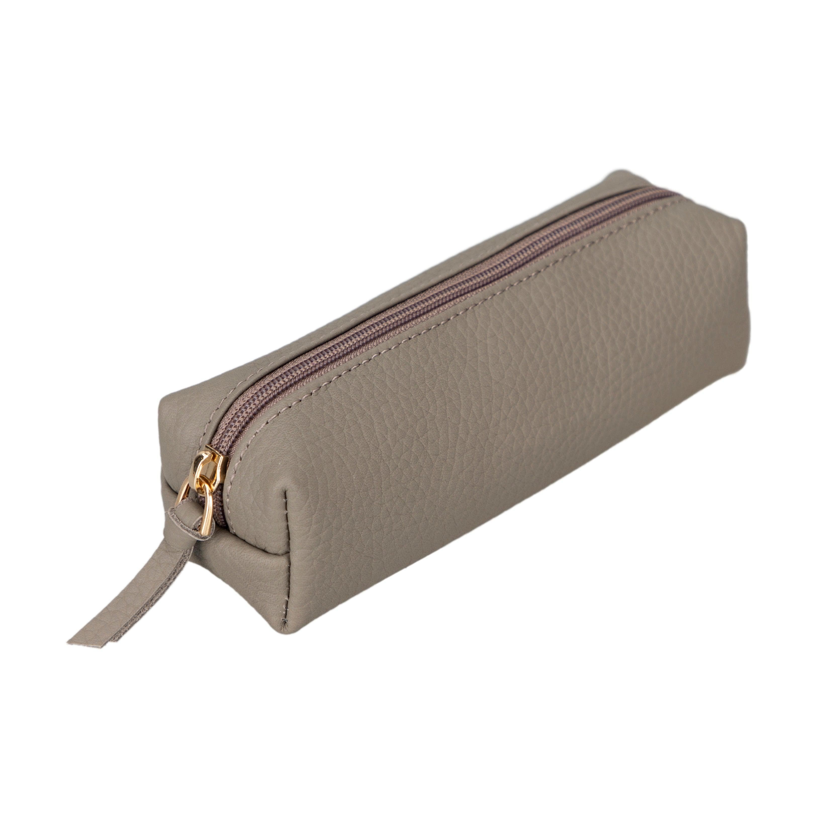 Multibox Leather Pencil Case Sandy Brown Bouletta