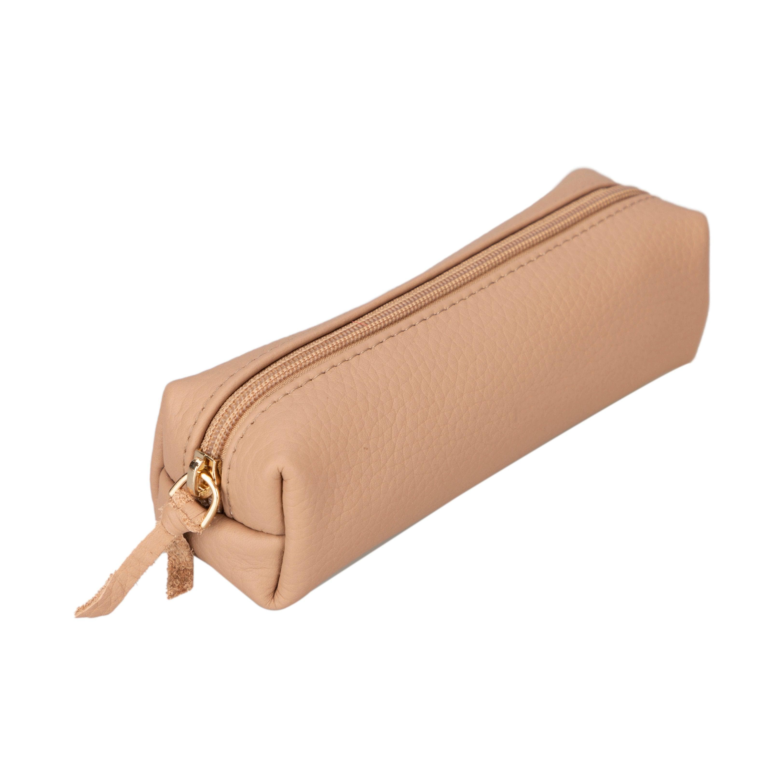 Multibox Leather Pencil Case Light Peach Puff Bouletta