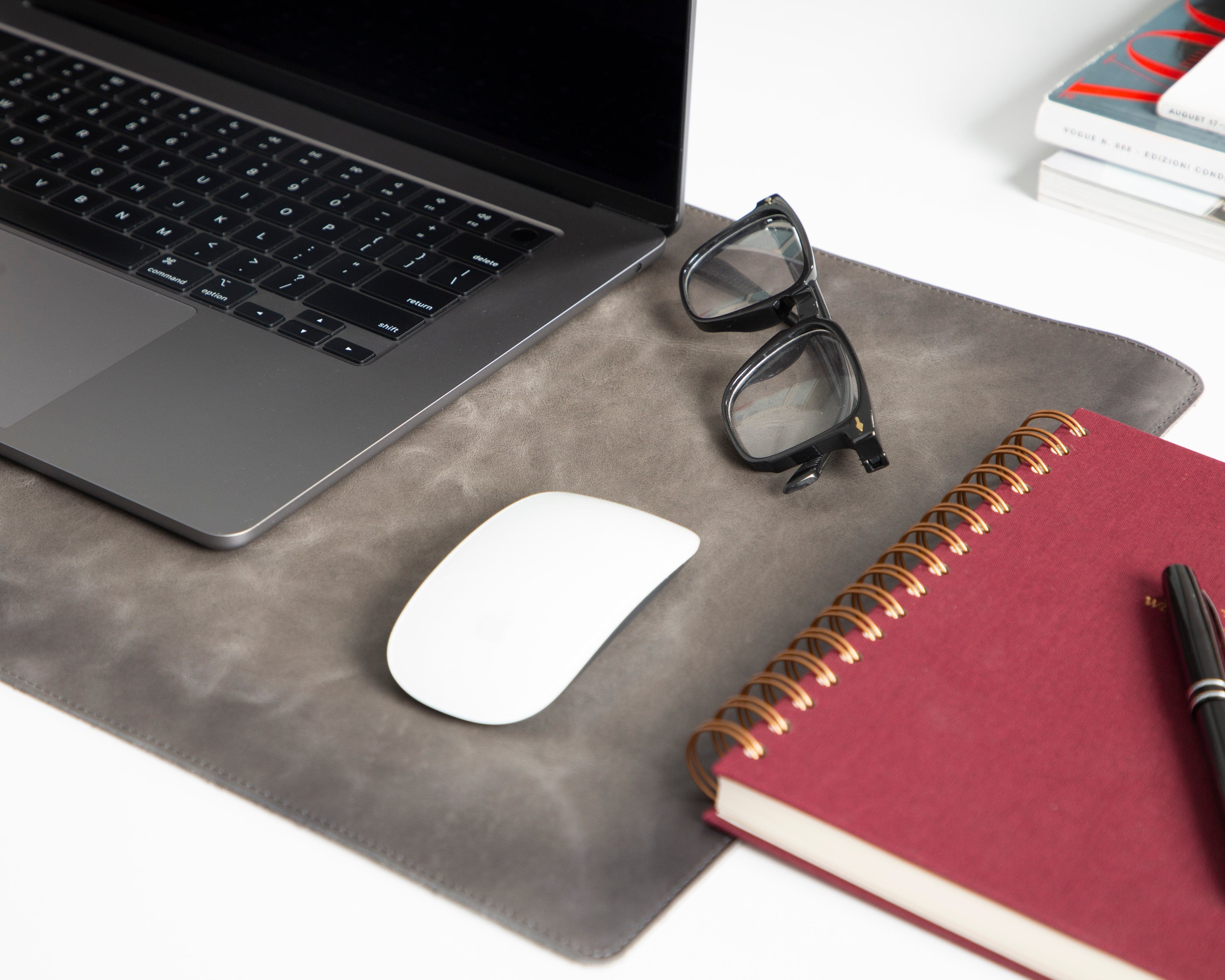 Natural Leather Desk Mat Small Bouletta