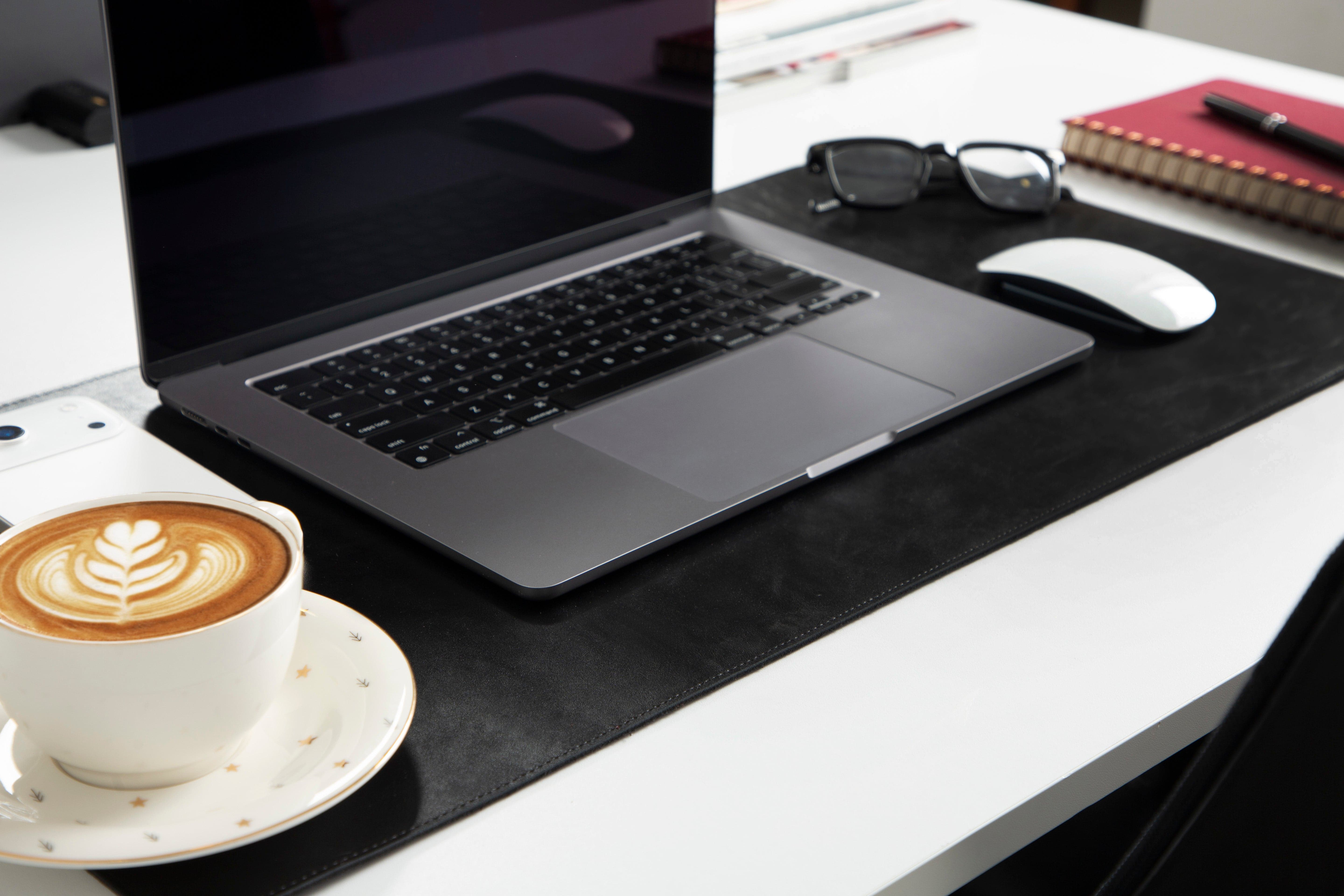 Natural Leather Desk Mat Small Bouletta