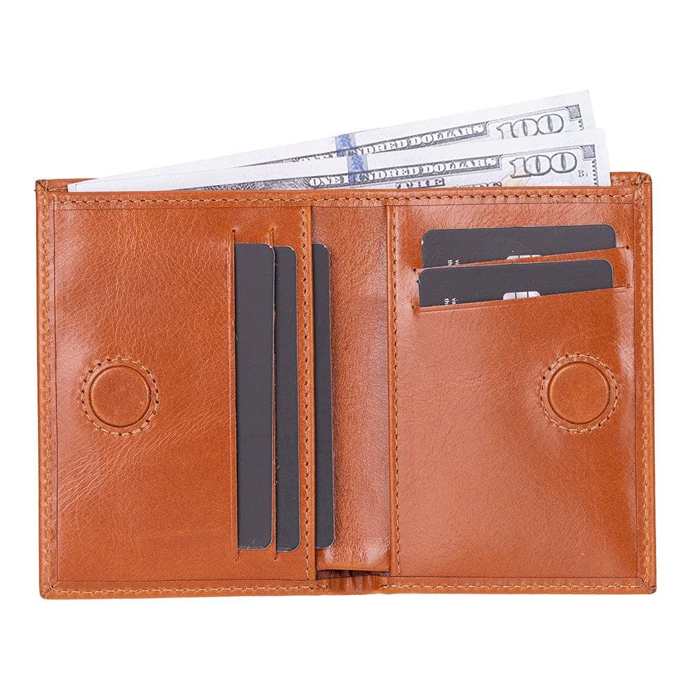 Nigra Leather Men's Wallet Tan Bouletta