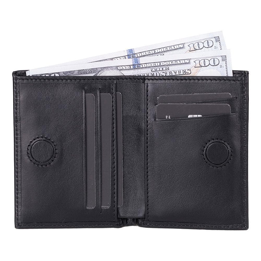 Nigra Leather Men's Wallet Black Bouletta