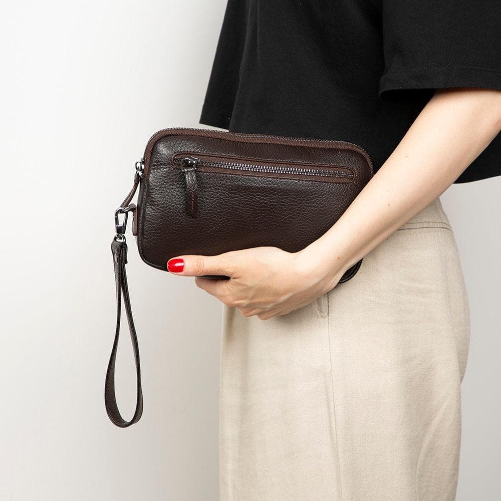 Noma Leather Clutch Bag Bouletta