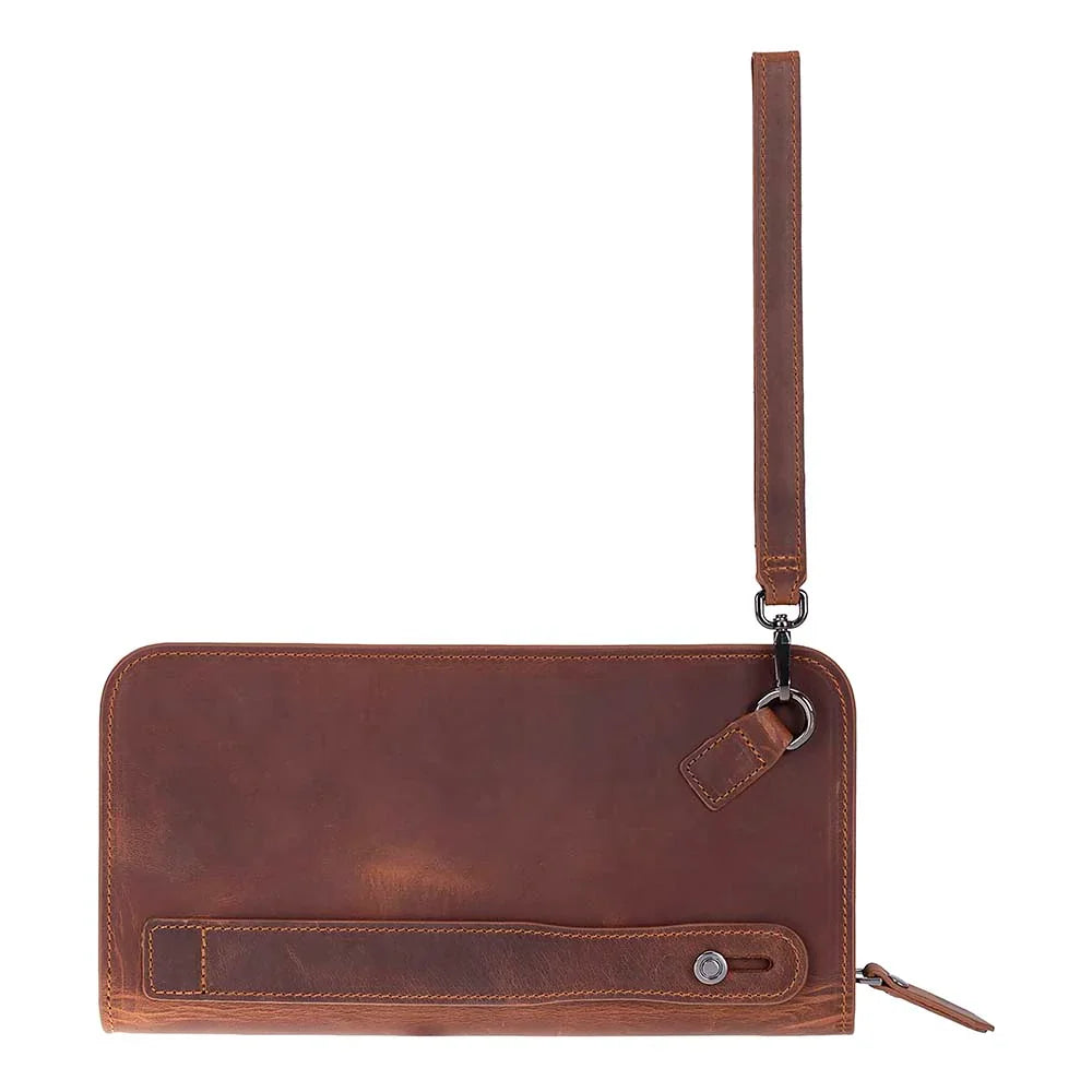 Novarco Leather Clutch Handbag Bouletta