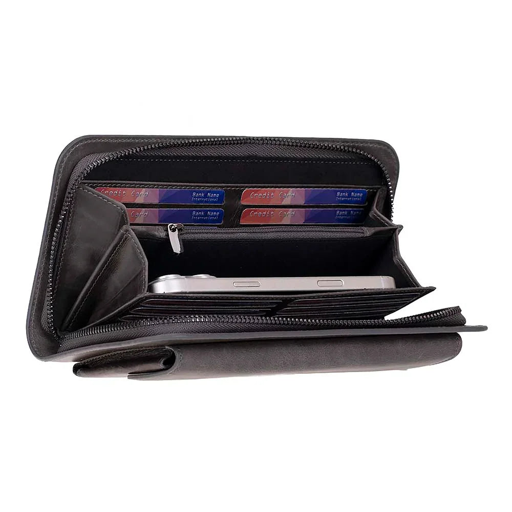 Novarco Leather Clutch Handbag Bouletta