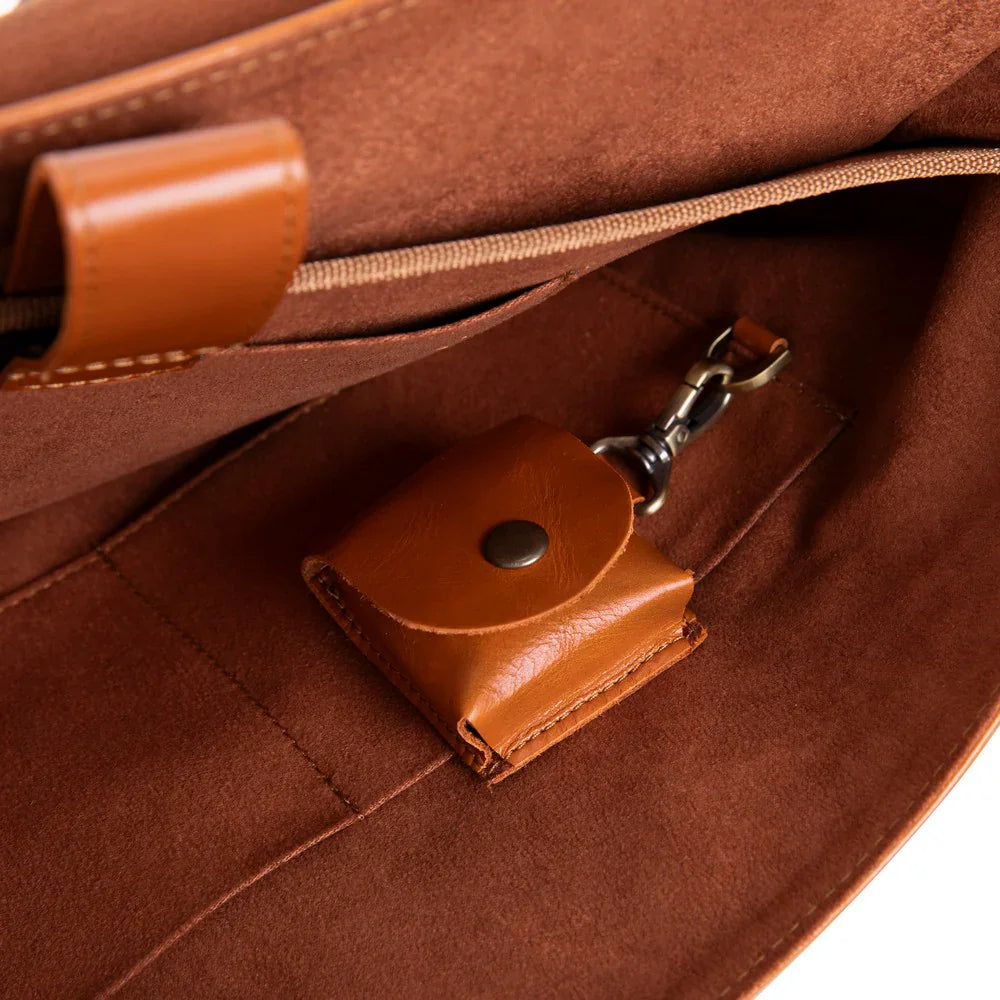 Olympus Leather Business Briefcase / Laptop Case Bouletta