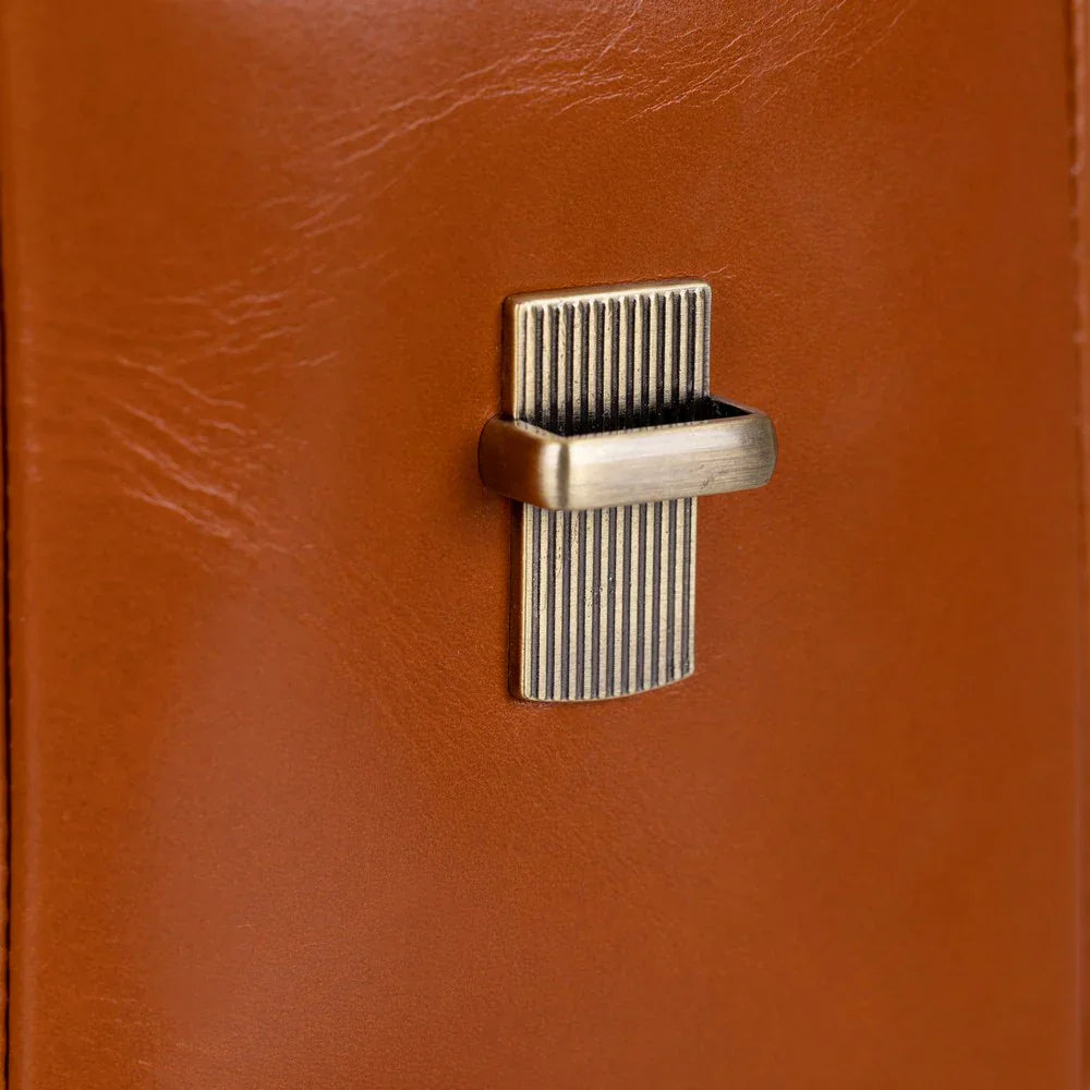Olympus Leather Business Briefcase / Laptop Case Bouletta
