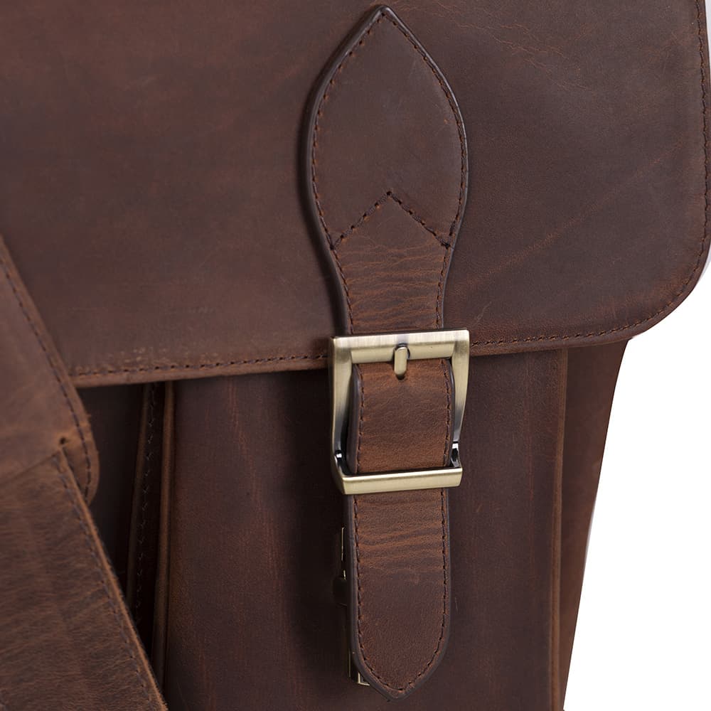 Olympus Leather Business Briefcase / Laptop Case Bouletta