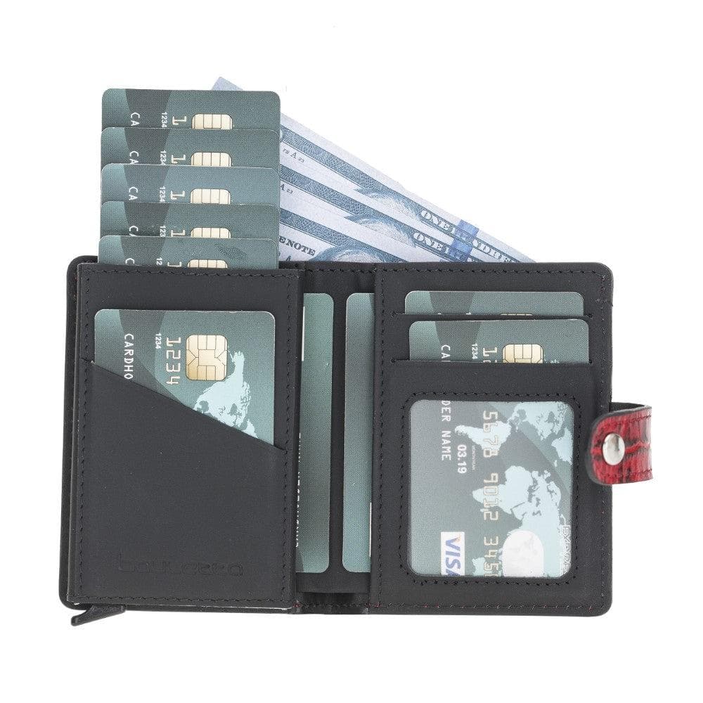 Palermo Zip Mechanical Leather Card Holder Bouletta LTD