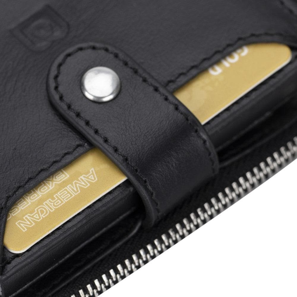 Palermo Zip Mechanical Leather Card Holder Bouletta LTD