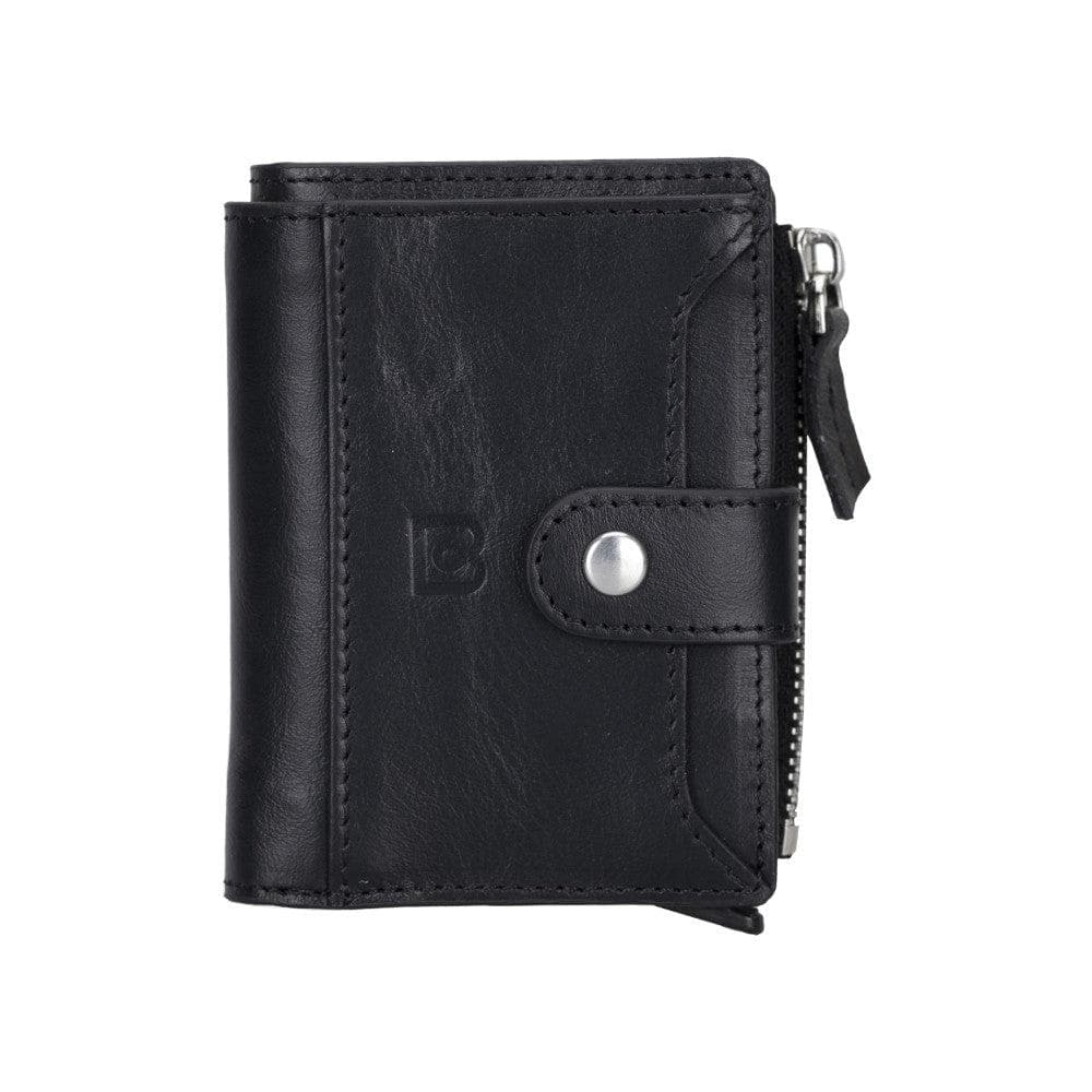 Palermo Zip Mechanical Leather Card Holder Bouletta LTD