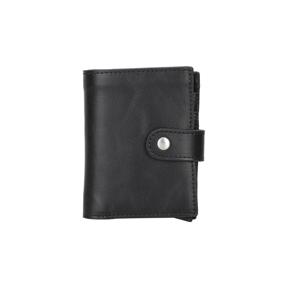 Palertag Leather Mechanical Card Holder - Tan Tan Bouletta