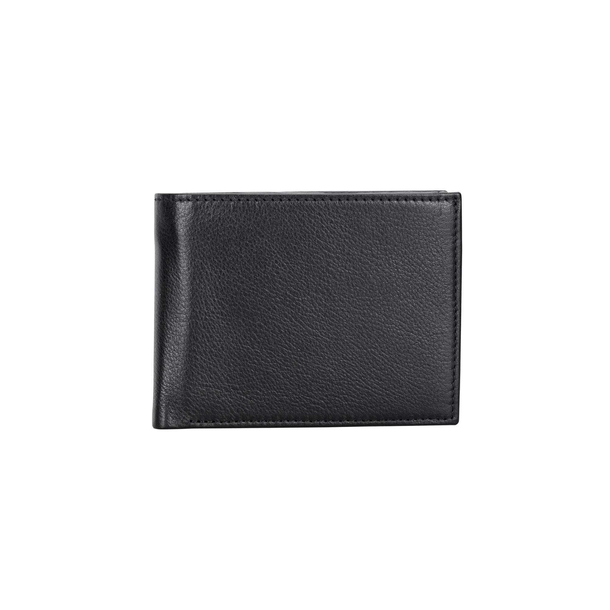Passat Leather Wallet - Leather Card Holder Arsel Black Bouletta B2B