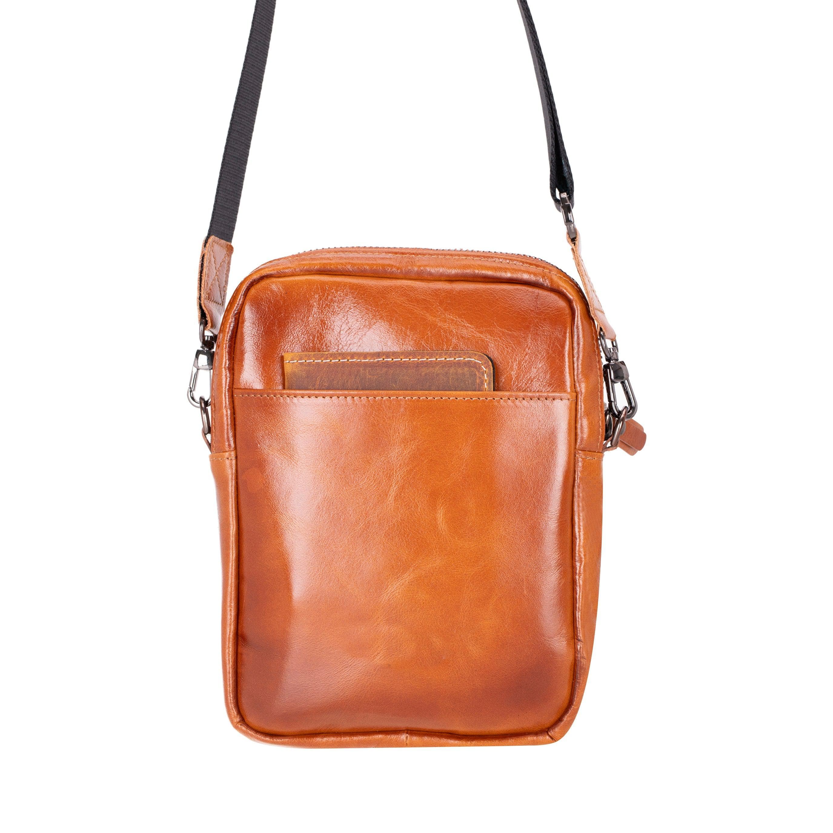 Pisa Genuine Leather Crossbody Bag Bouletta