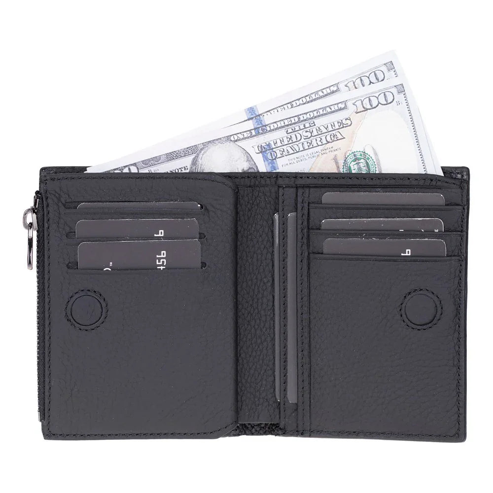 Rexon Leather Men's Wallet with Zipper Bouletta
