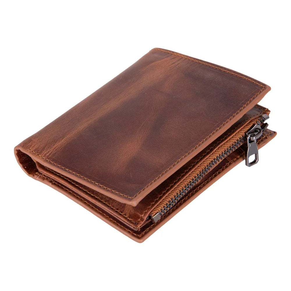 Rexon Leather Men's Wallet with Zipper Bouletta