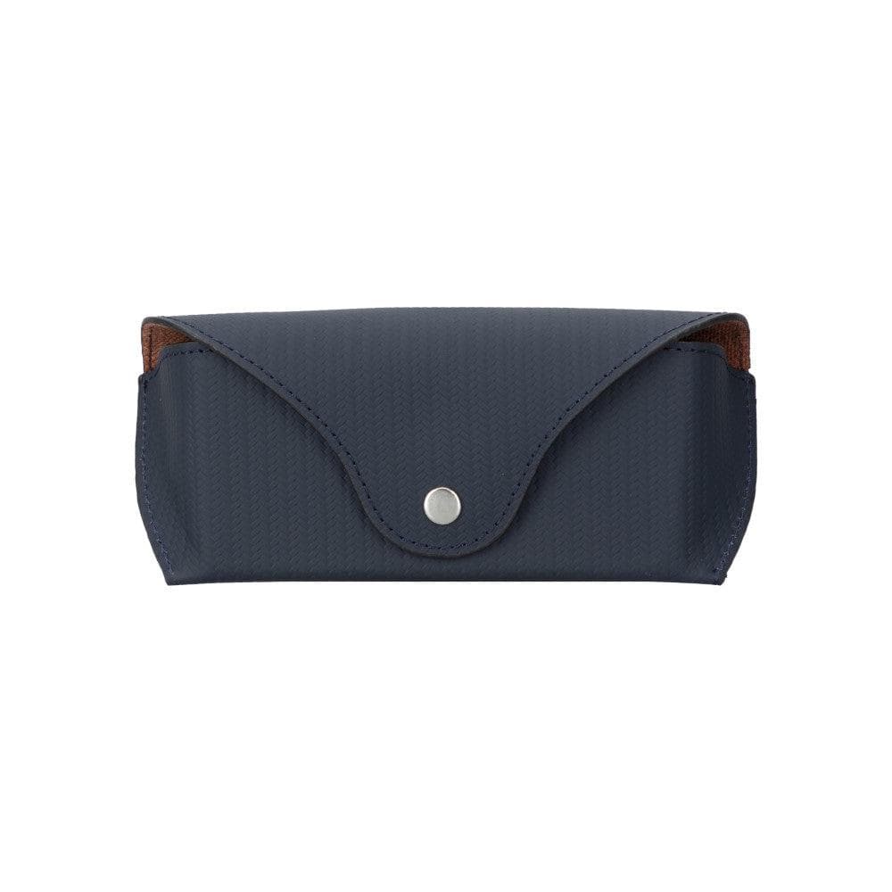 Roan Leather Glasses Case Dark Blue Bouletta