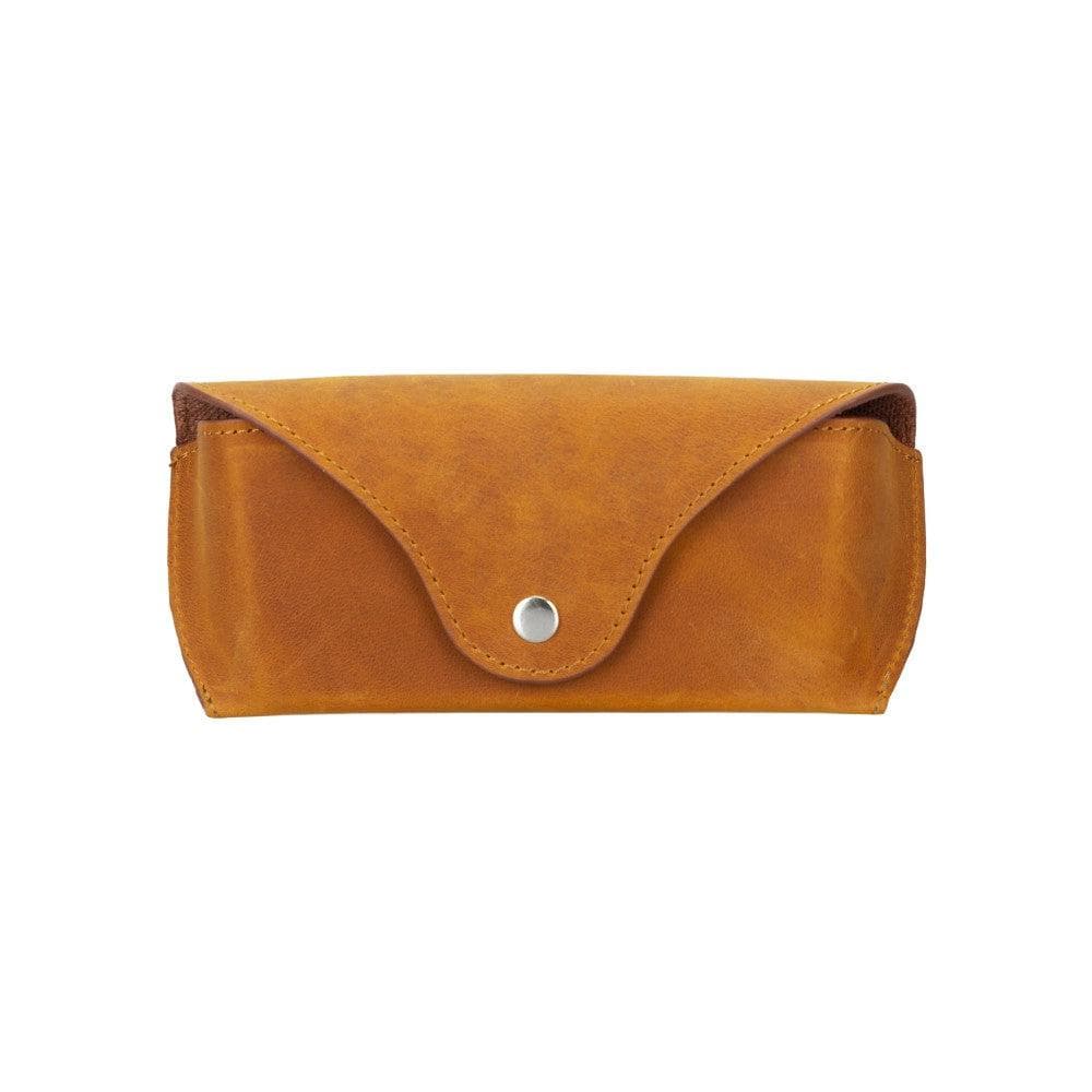 Roan Leather Glasses Case Vegetal Tan Bouletta