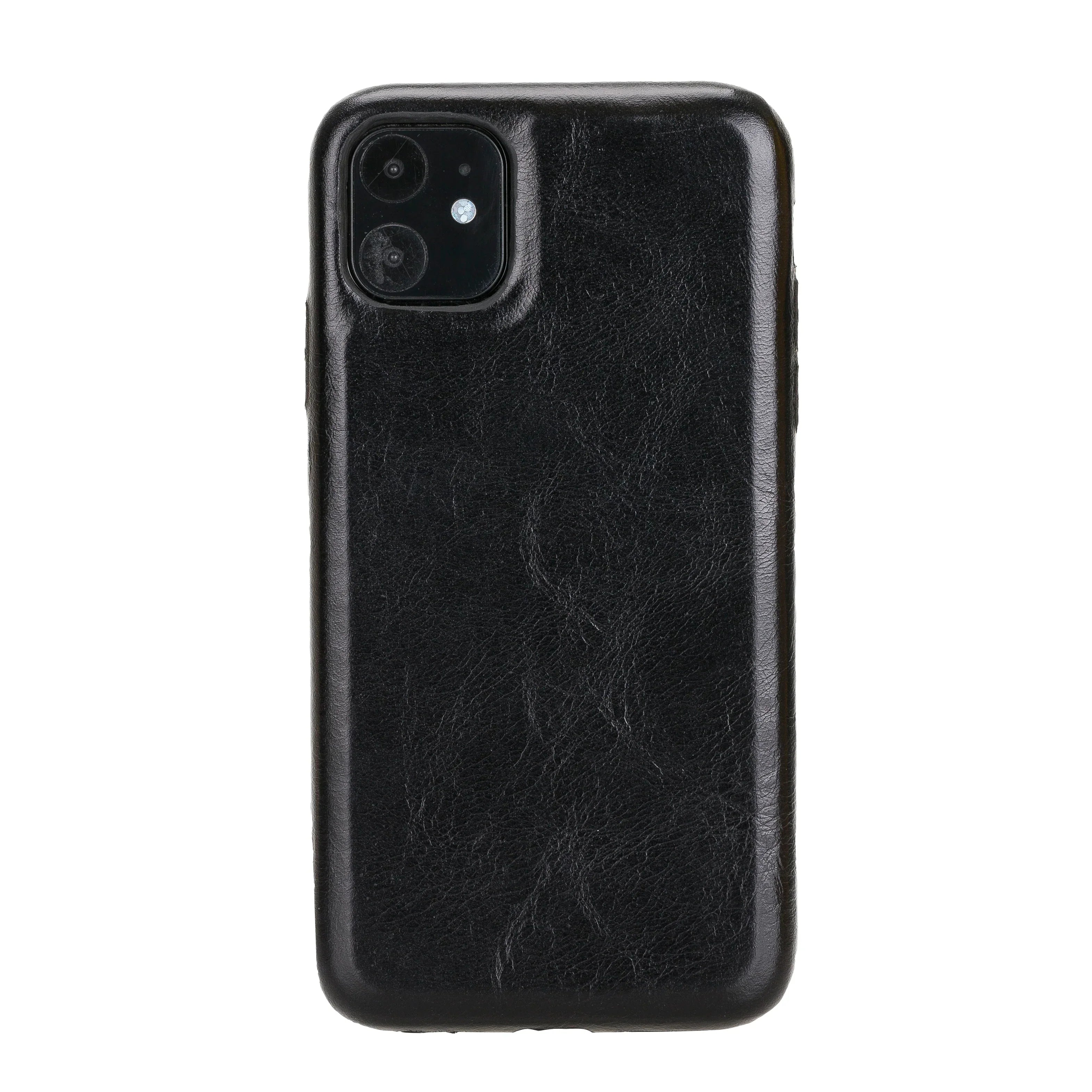 Rock Cover iPhone 11 Leather Case Black Bouletta
