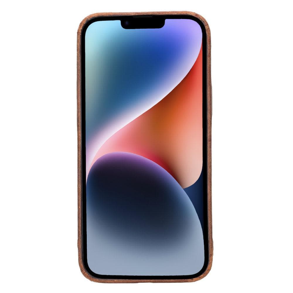 Rock Cover iPhone 15 Leather Case Bouletta