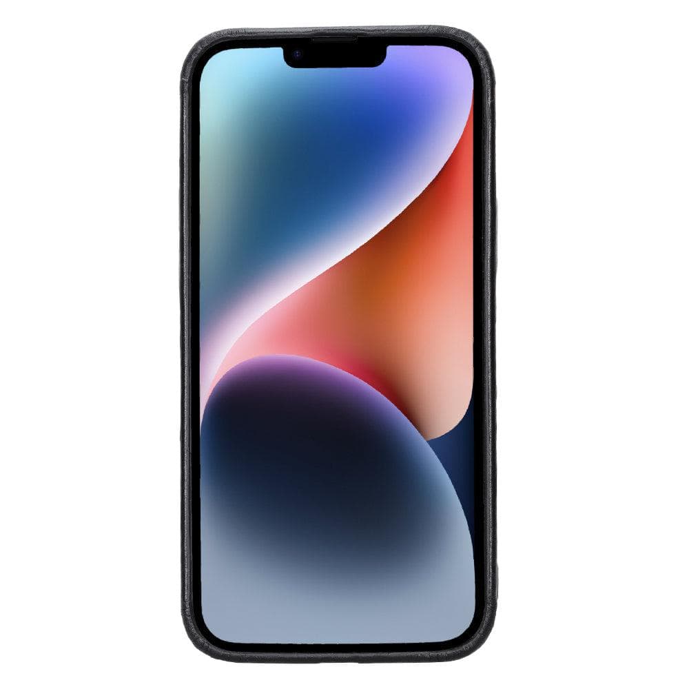 Rock Cover iPhone 15 Plus Leather Case Bouletta