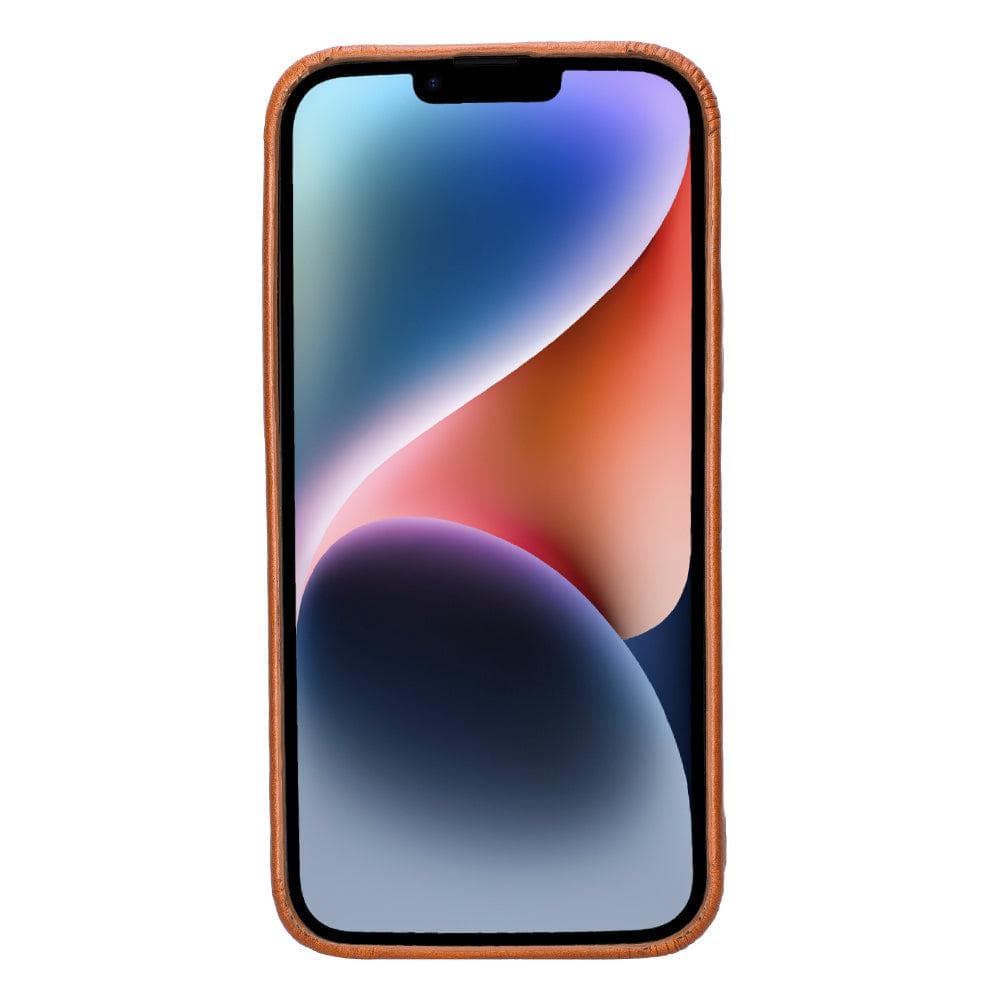 Rock Cover iPhone 15 Plus Leather Case Bouletta