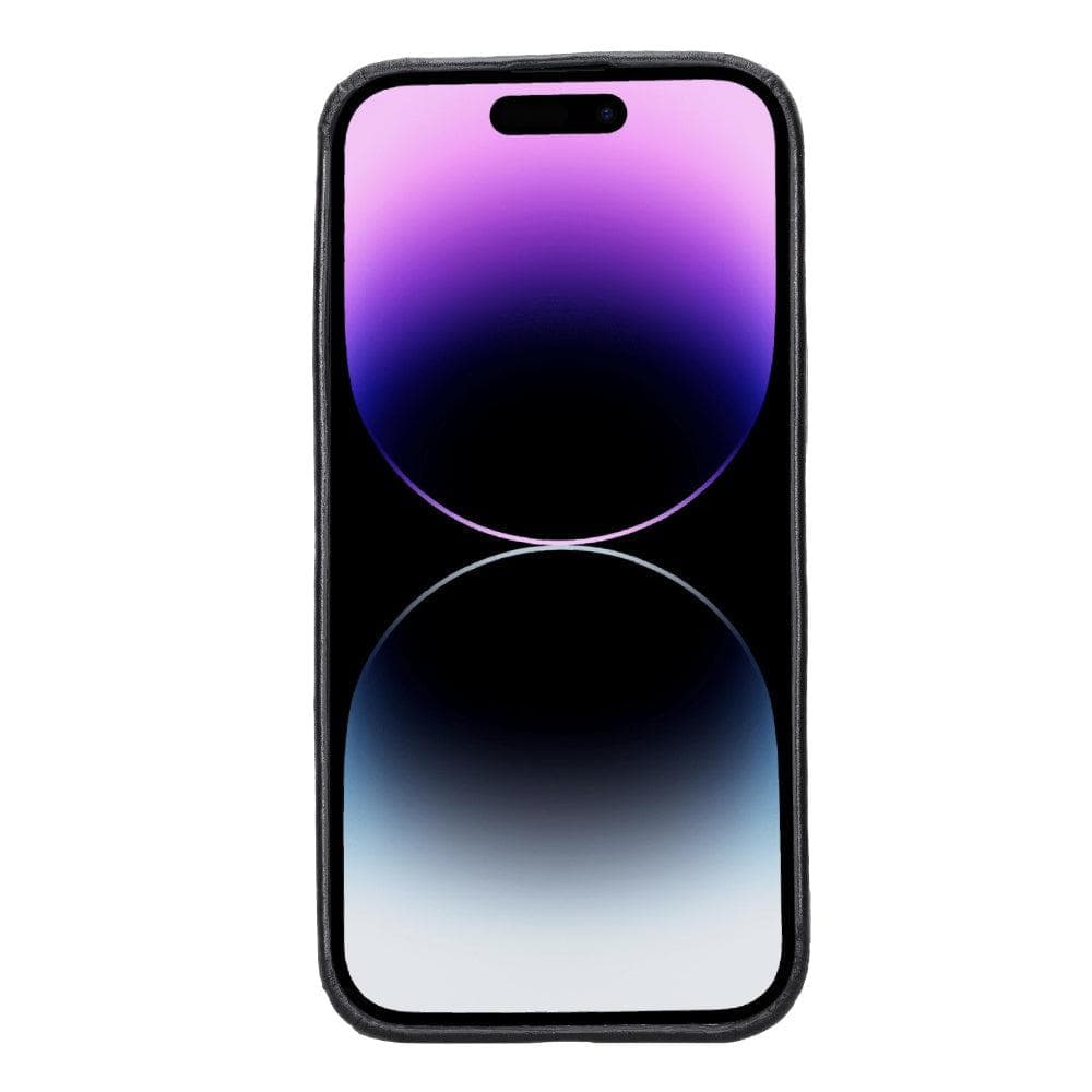 Rock Cover iPhone 15 Pro Leather Case Bouletta