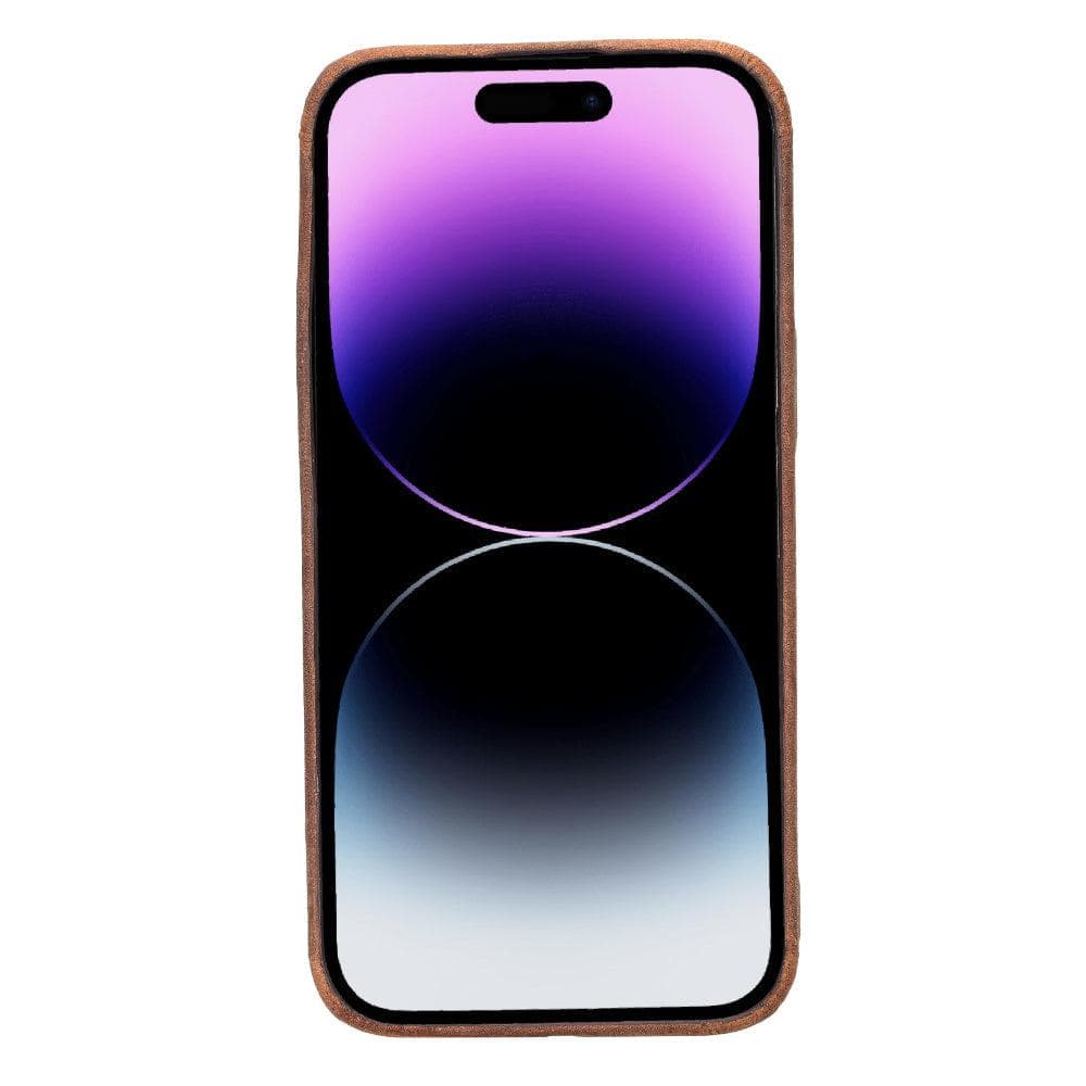 Rock Cover iPhone 15 Pro Leather Case Bouletta