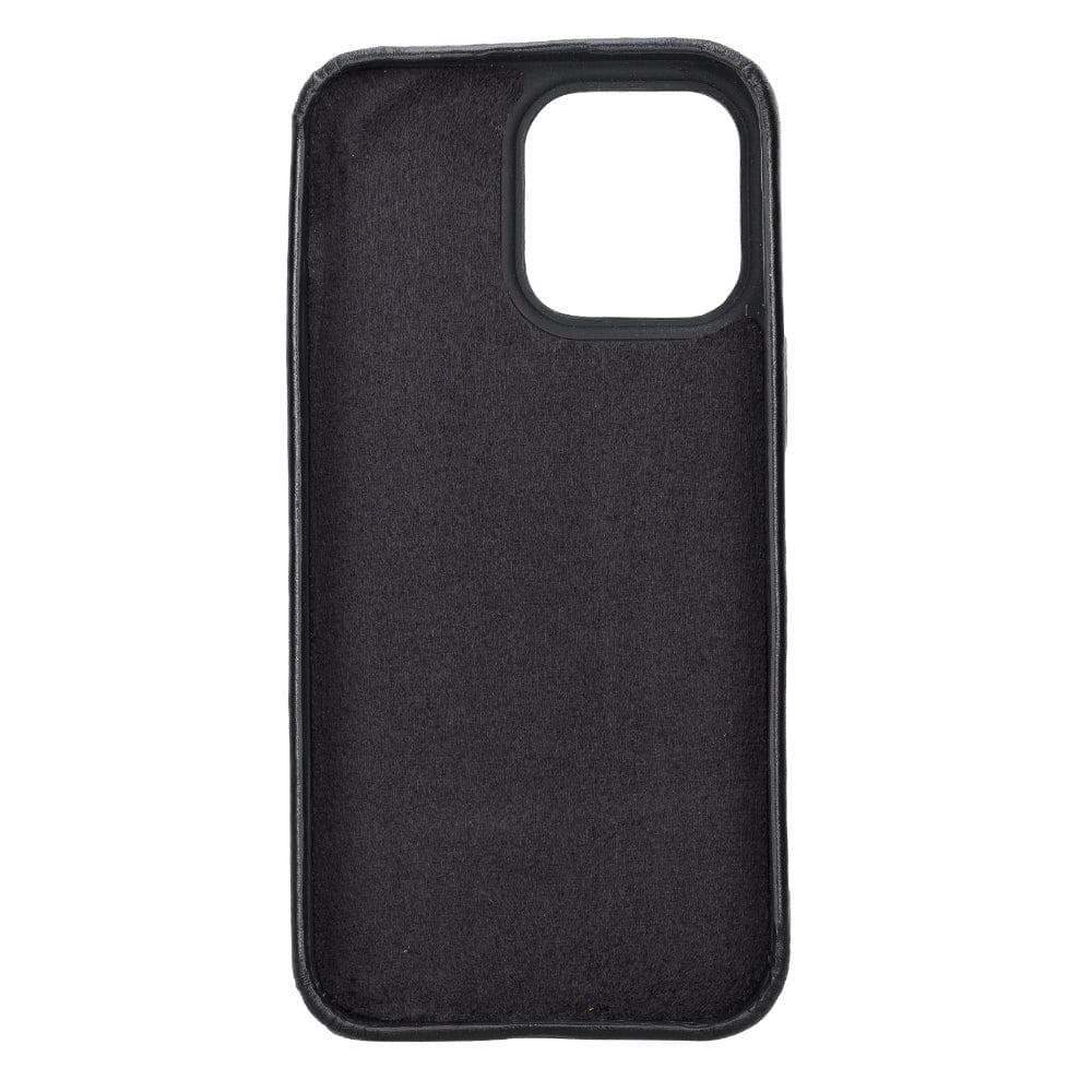 Rock Cover iPhone 15 Pro Leather Case Bouletta