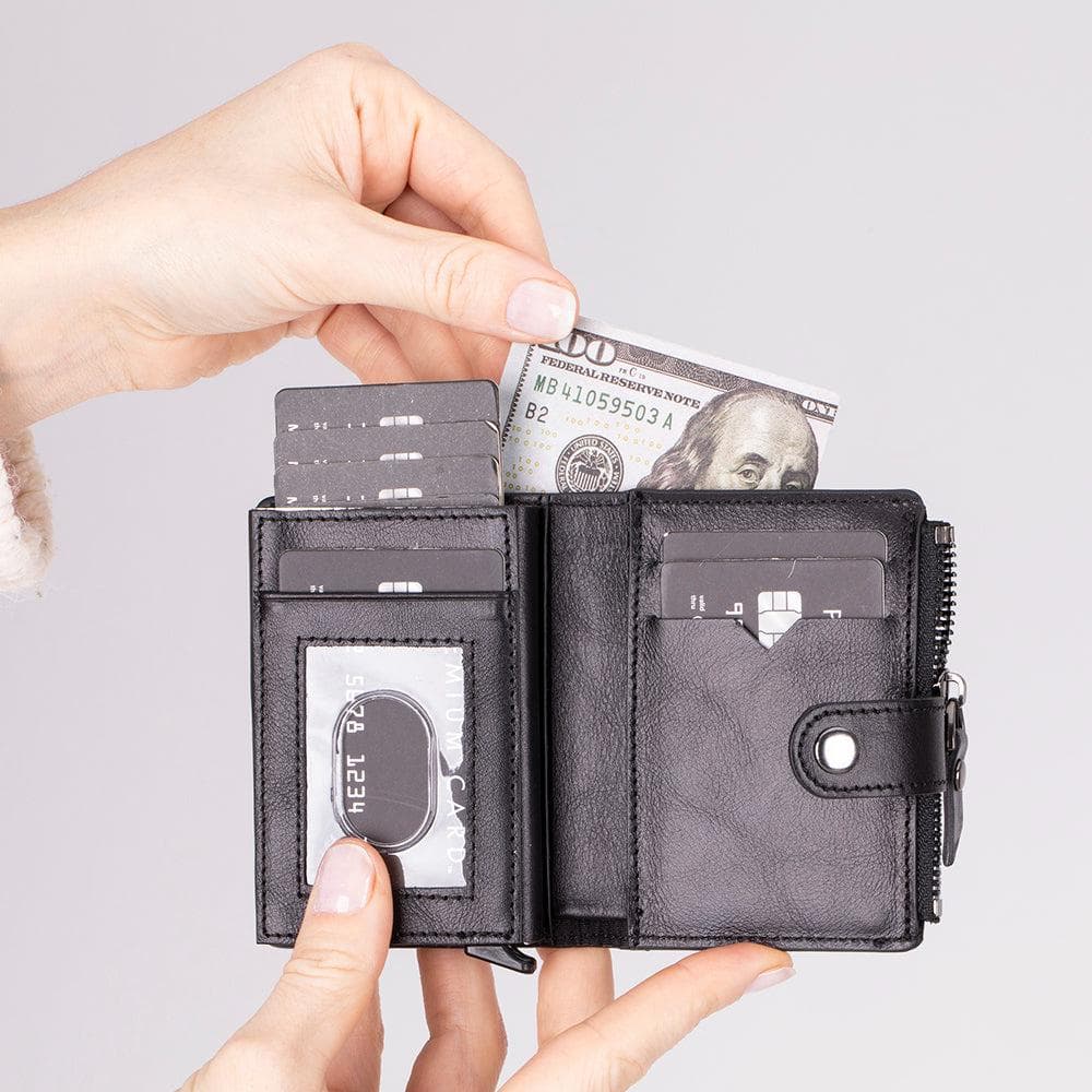 Rodos Pop-up Leather Card Holder Bouletta