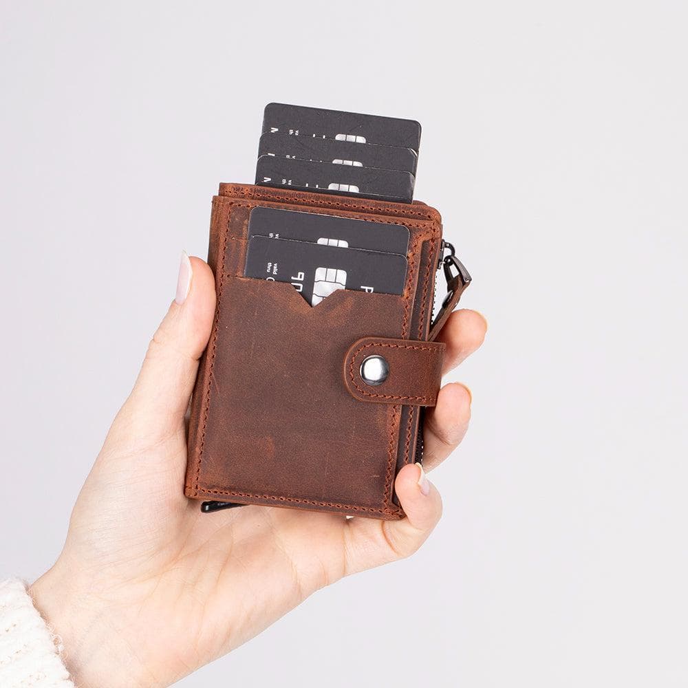 Rodos Pop-up Leather Card Holder Bouletta