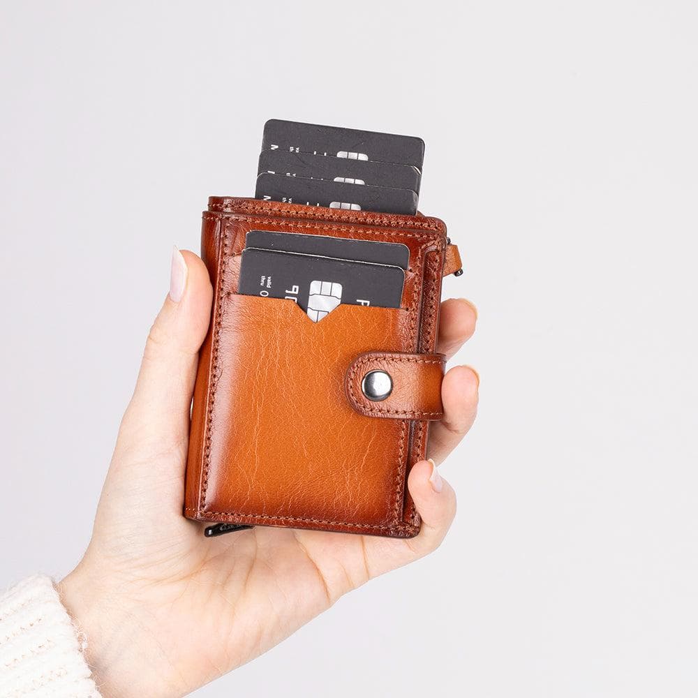 Rodos Pop-up Leather Card Holder Bouletta
