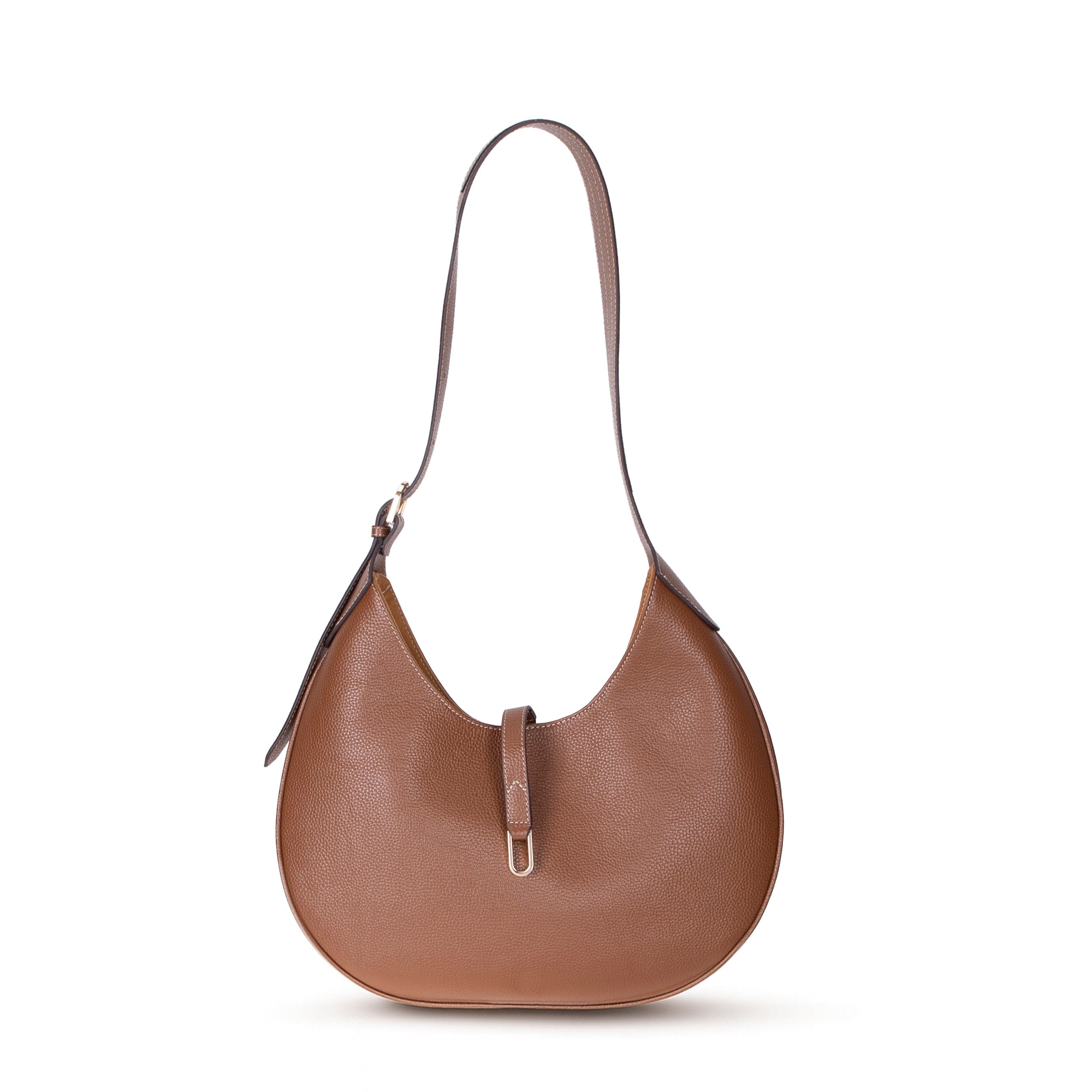 Rosa Women's Leather Bag Tan Bouletta