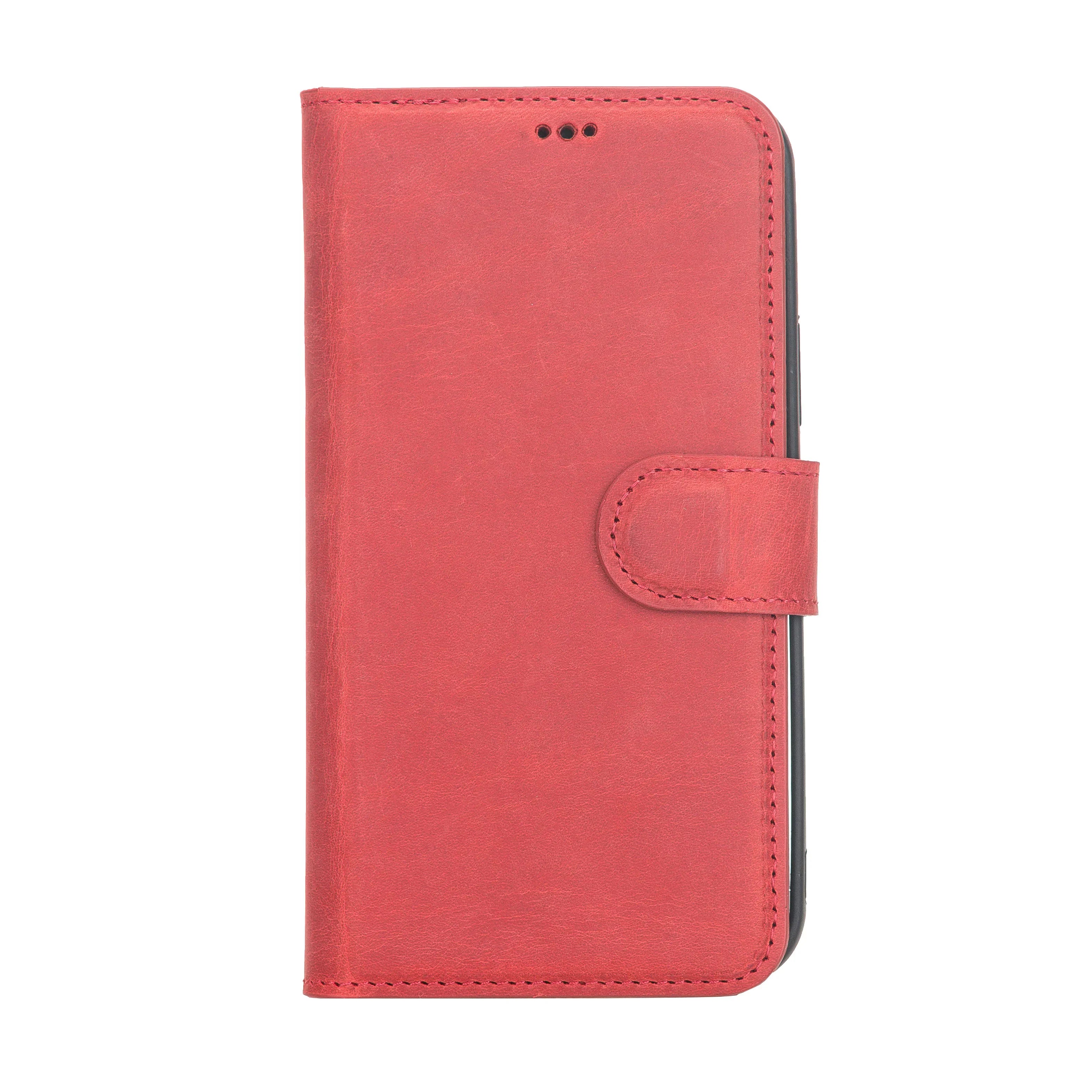 Santa iPhone 12 Mini Leather Detachable Wallet Case Bouletta