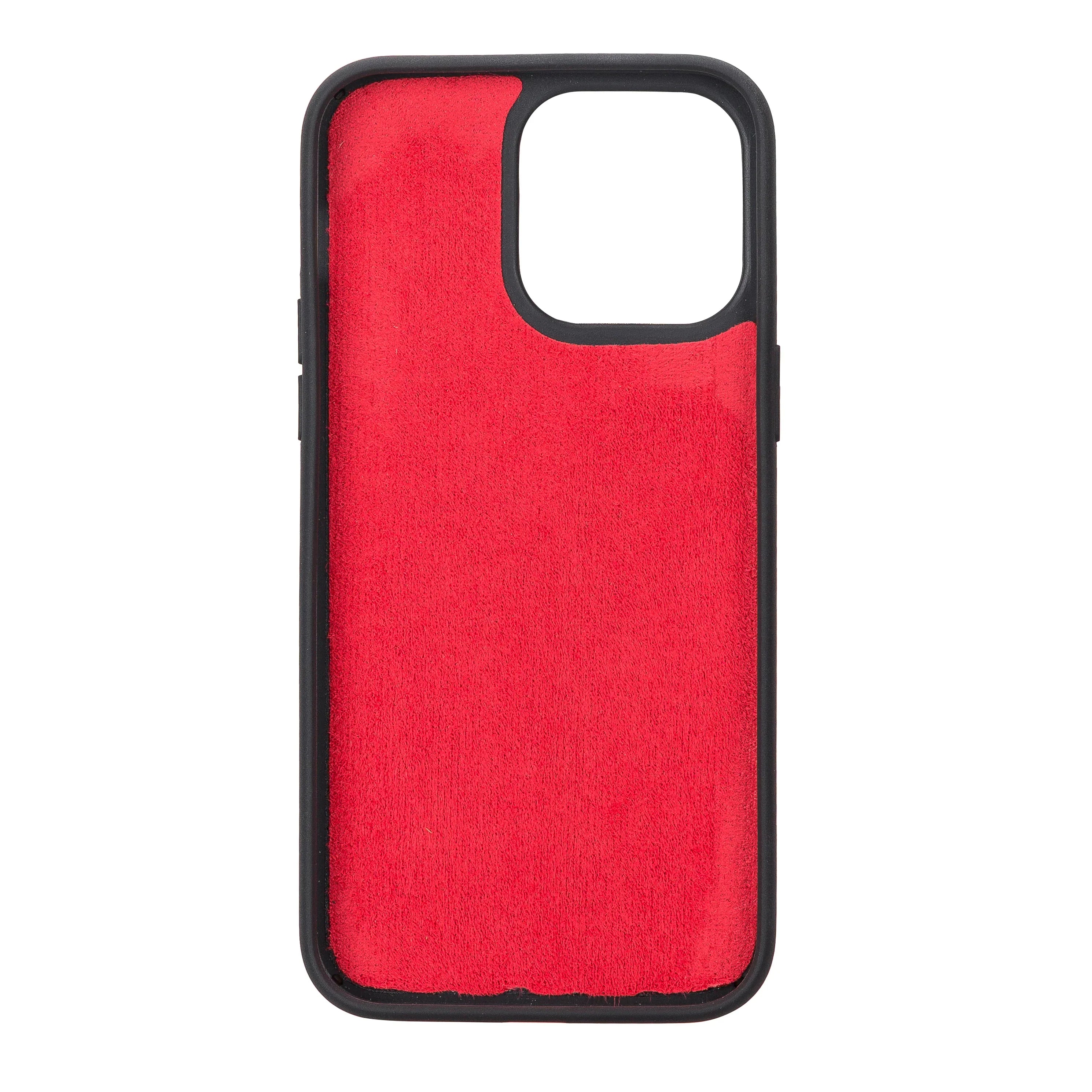 Santa iPhone 14 Pro Max Leather Detachable Wallet Case Red Bouletta
