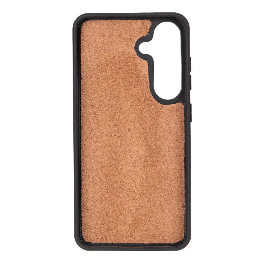 Santa Samsung Galaxy S25 Leather Detachable Wallet Case Moccasin Bouletta
