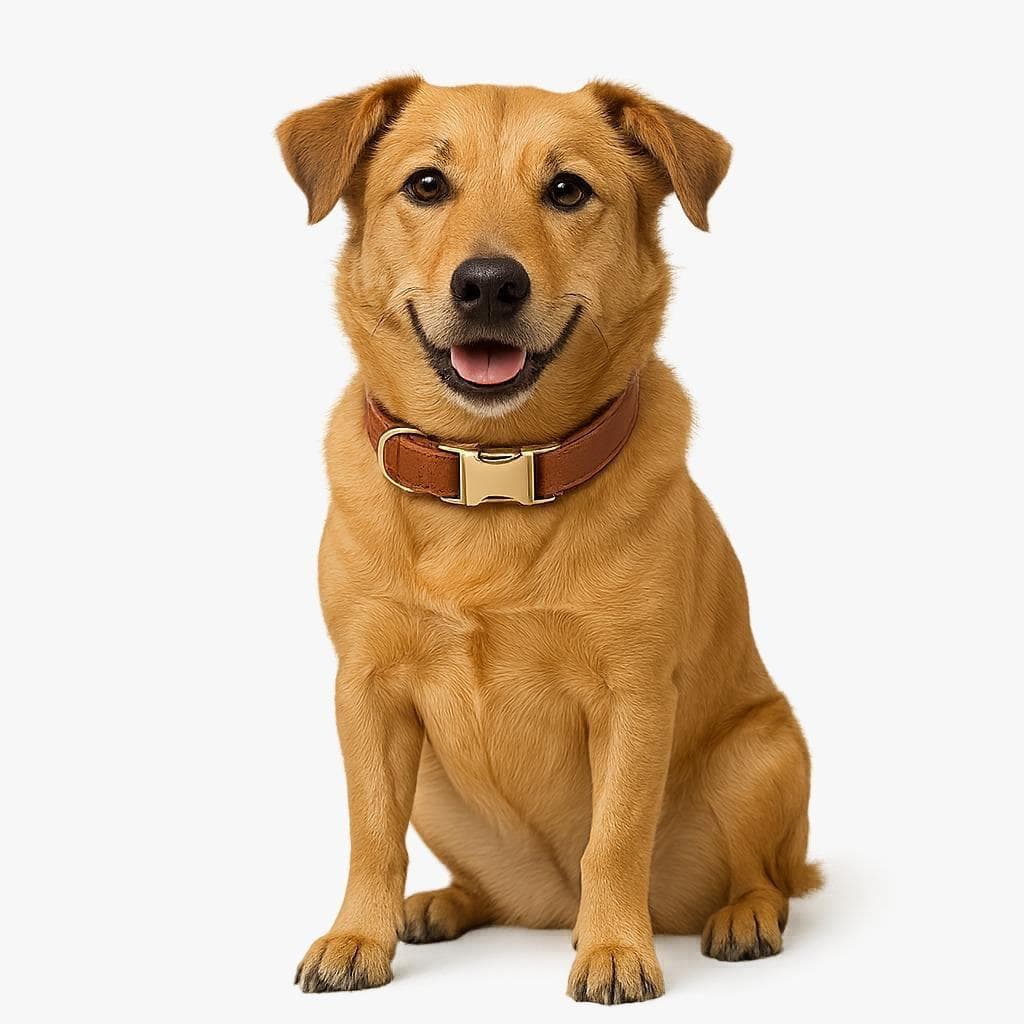 Scobby Leather Dog Collar Bouletta