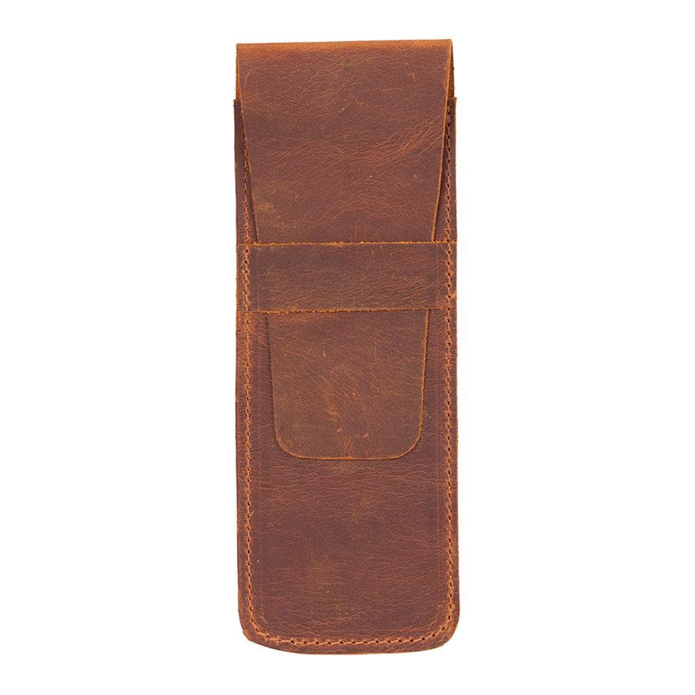 Seta Leather Pen Pouch Moccasin Bouletta