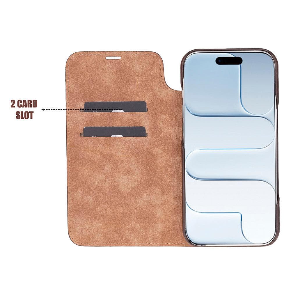 Sonat Leather iPhone 17 Air Folio Case Bouletta