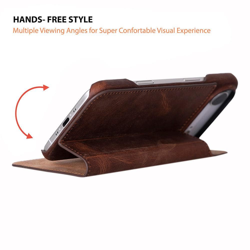 Sonat Leather iPhone 17 Air Folio Case Bouletta