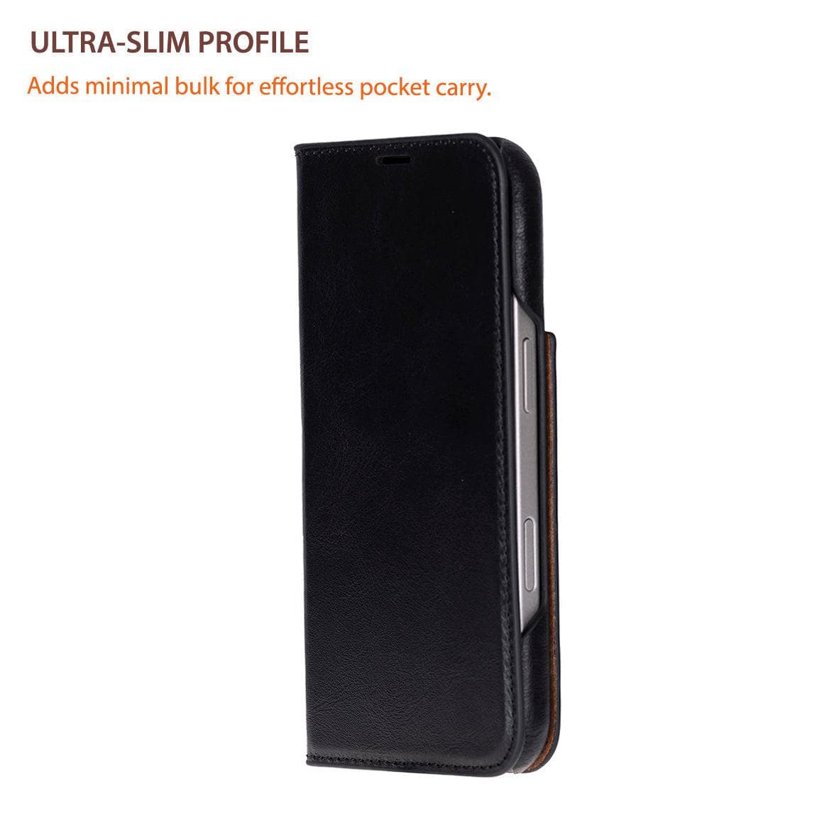 Sonat Leather iPhone 17 Folio Case Bouletta