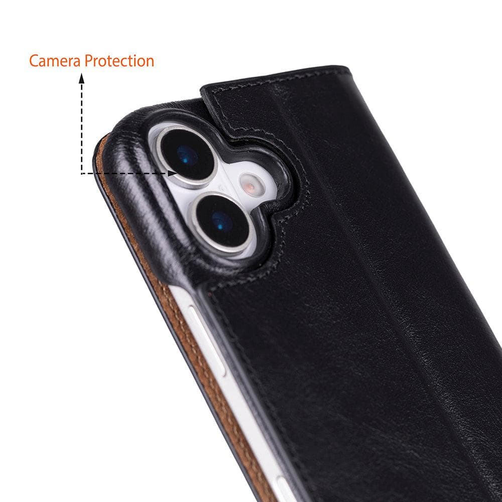 Sonat Leather iPhone 17 Folio Case Bouletta