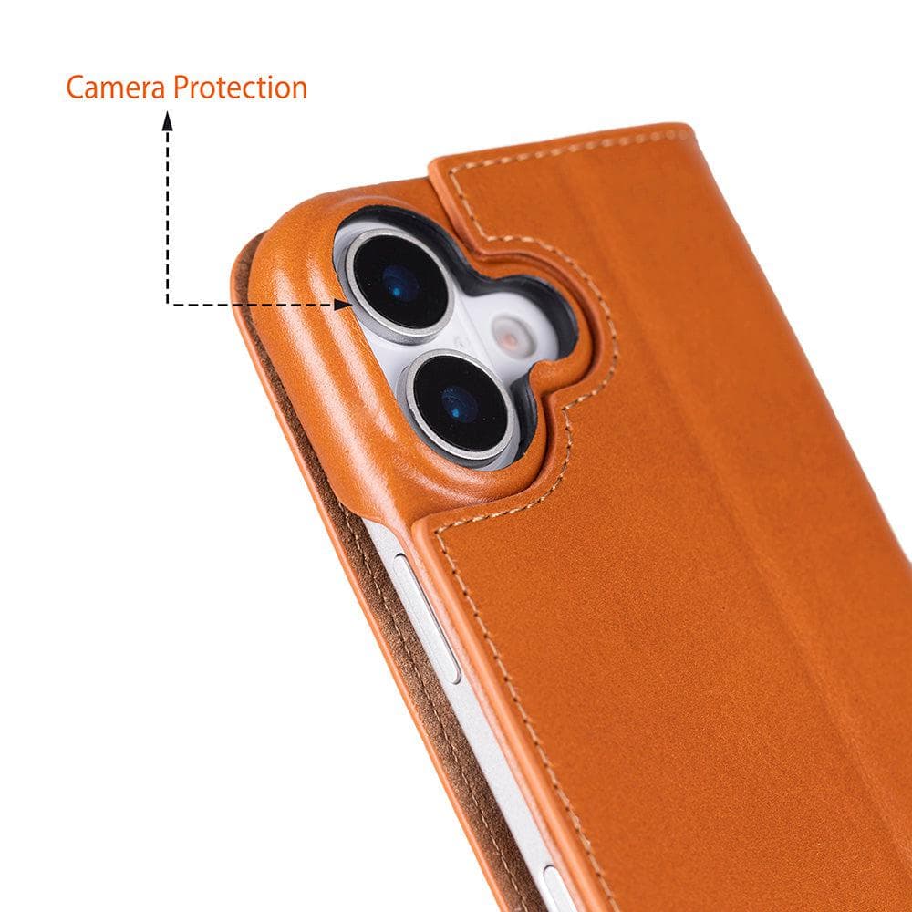 Sonat Leather iPhone 17 Folio Case Bouletta