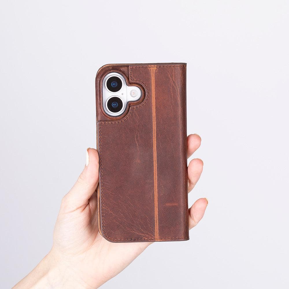 Sonat Leather iPhone 17 Folio Case Bouletta