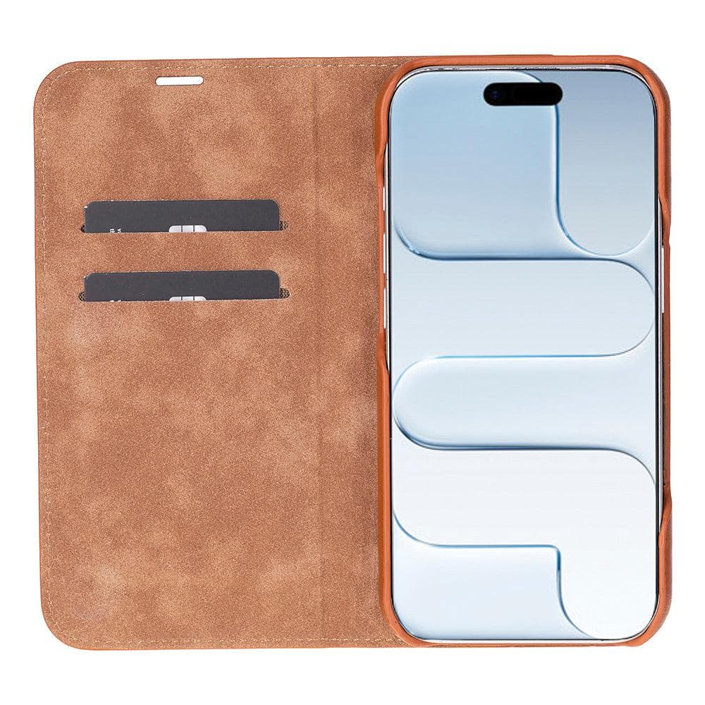 Sonat Leather iPhone 17 Folio Case Bouletta
